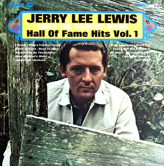 Jerry Lee Lewis : Sings The Country Music Hall Of Fame Hits Vol. 1 (LP, Comp, Ter)