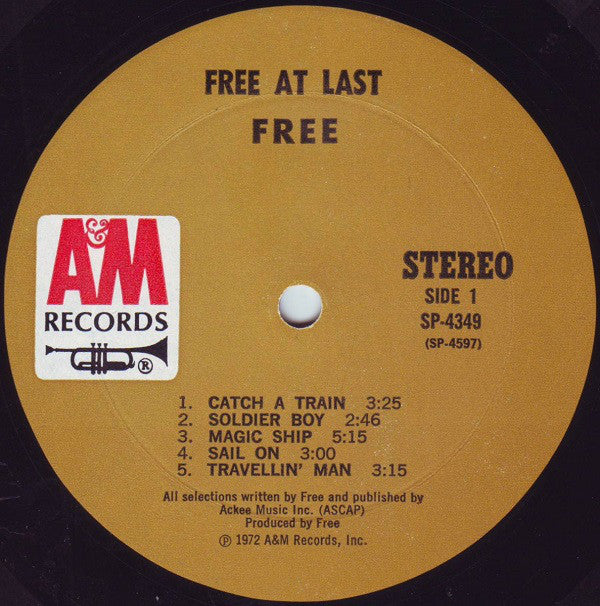 Free : Free At Last (LP, Album, Mon)