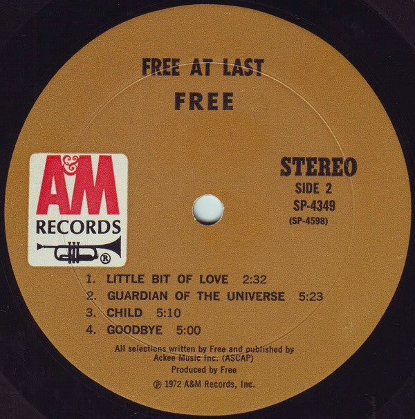Free : Free At Last (LP, Album, Mon)