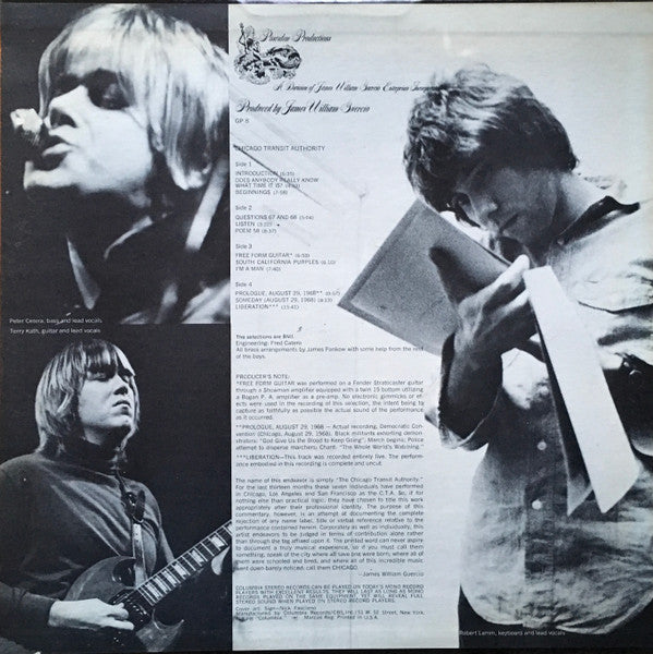 Chicago (2) : Chicago Transit Authority I (2xLP, Album, RP, Gat)