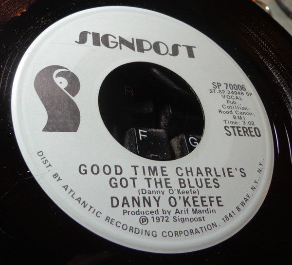 Danny O'Keefe : Good Time Charlie's Got The Blues  (7", Single, Mono, Promo, SP )