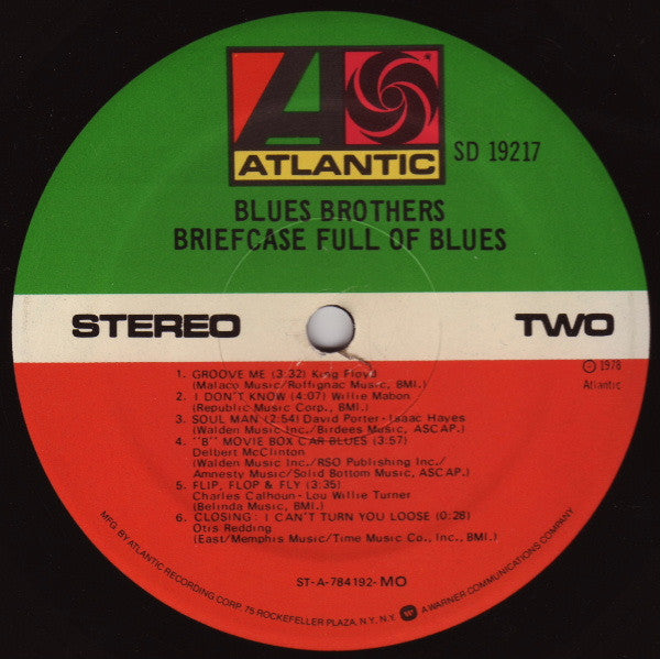 Blues Brothers* : Briefcase Full Of Blues (LP, Album, MO )