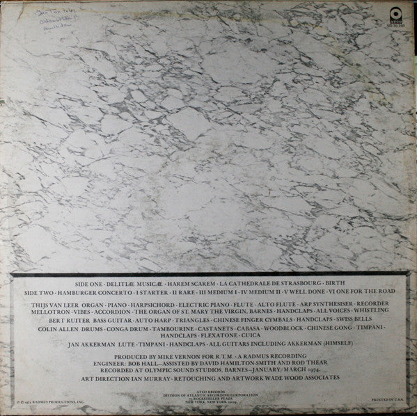 Focus (2) : Hamburger Concerto (LP, Album, PR )