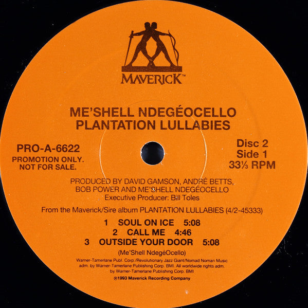 Me'Shell NdegéOcello : Plantation Lullabies (NM or M-) – Square