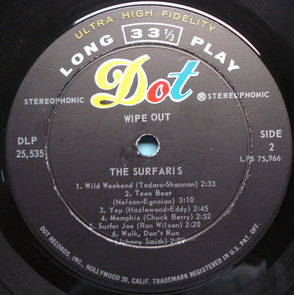 The Surfaris : Wipe Out And Surfer Joe And Other Popular