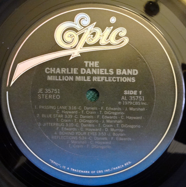 The Charlie Daniels Band : Million Mile Reflections (LP, Album)