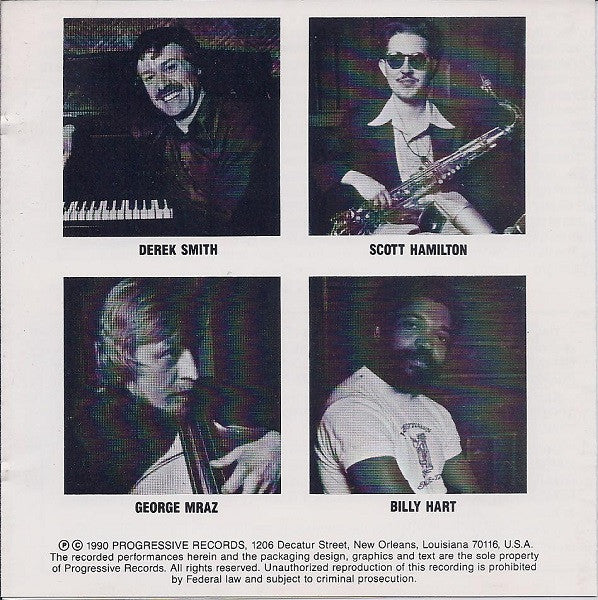 Derek Smith Quartet : The Man I Love (CD, Album, RE)