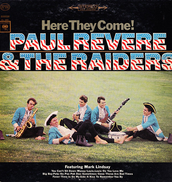Paul Revere & The Raiders Featuring Mark Lindsay : Here They Come! (LP, Album)