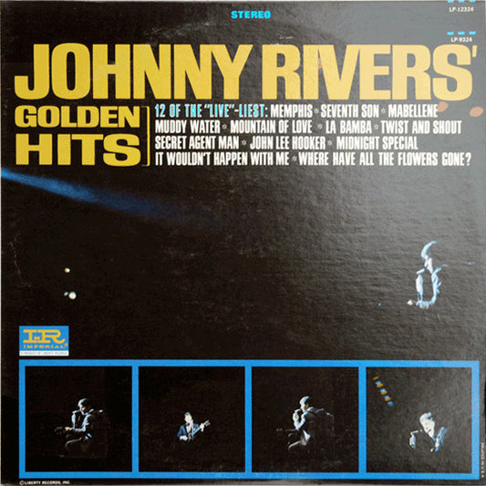 Johnny Rivers : Johnny Rivers' Golden Hits (LP, Comp, RE, Ter)
