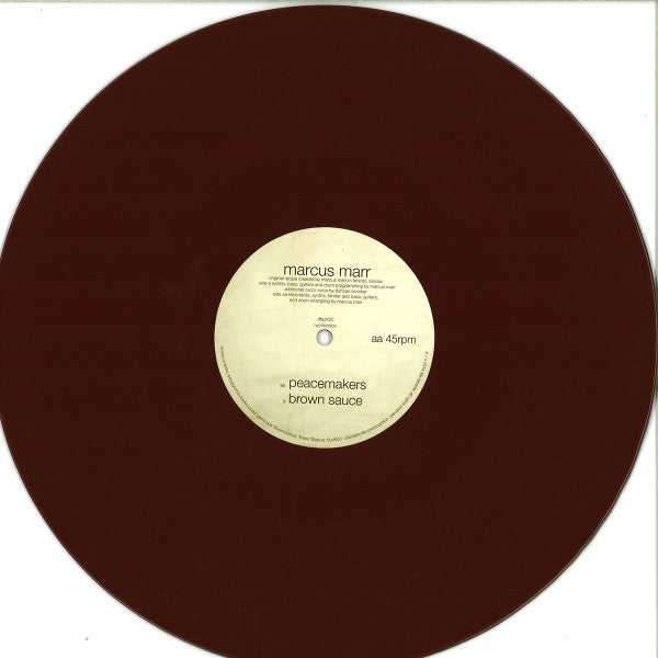 Marcus Marr : Brown Sauce  (12", Single, Ltd, Bro)