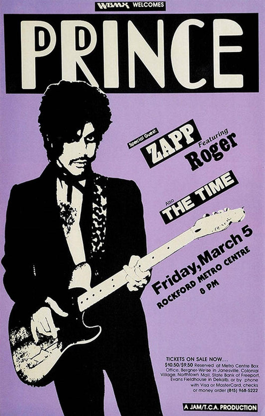 Prince Rockford Show Poster 11" x 17"