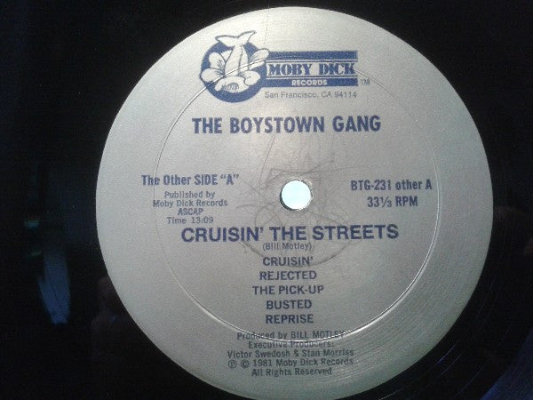 Boys Town Gang : Cruisin' The Streets (LP, Album, RE, RP)