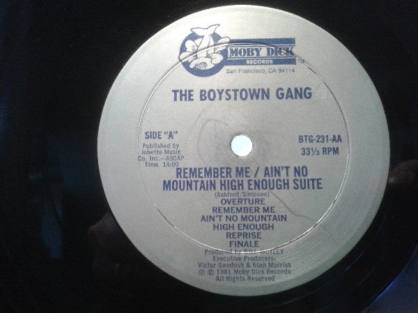 Boys Town Gang : Cruisin' The Streets (LP, Album, RE, RP)