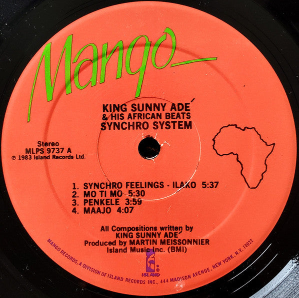 King Sunny Adé And His African Beats* : Synchro System (LP, Album)