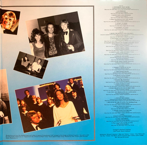 Carpenters : Yesterday Once More (2xLP, Comp, Club)
