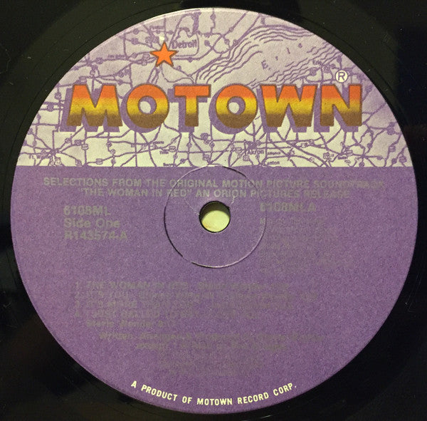 Stevie Wonder : The Woman In Red (Selections From The Original Motion Picture Soundtrack) (LP, Album, Club, Gat)