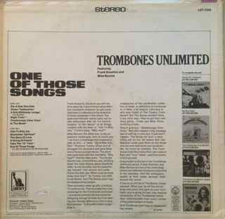 Trombones Unlimited : One Of Those Songs (LP, Album)
