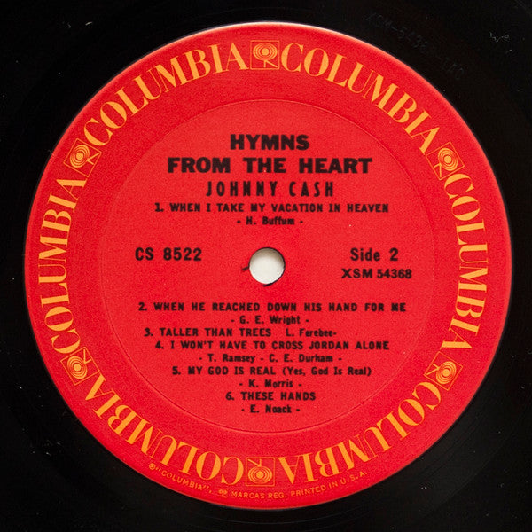Johnny Cash : Hymns From The Heart (LP, Album, RP)