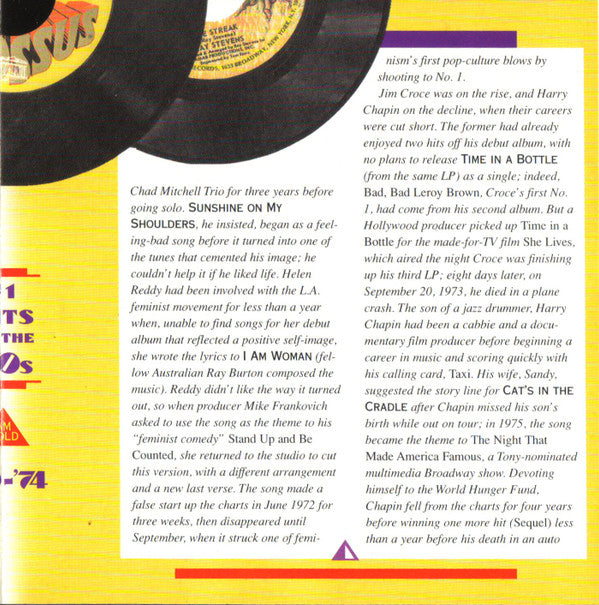 Various : AM Gold - #1 Hits Of The '70s: '70-'74 (CD, Comp)