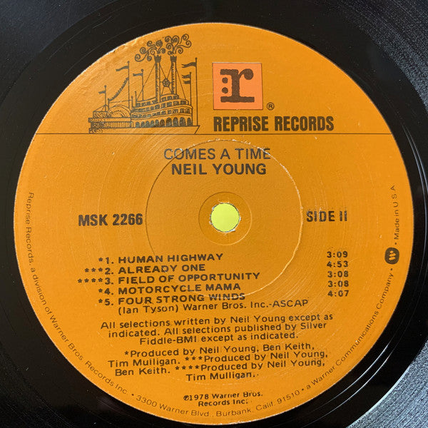 Neil Young : Comes A Time (LP, Album, RE, Los)