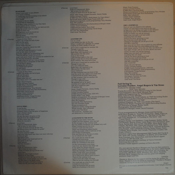 Full Swing* : The End Of The Sky (LP, Album)