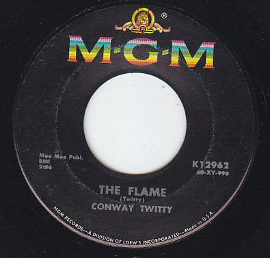 Conway Twitty : Whole Lot Of Shakin' Going On / The Flame (7", Single)