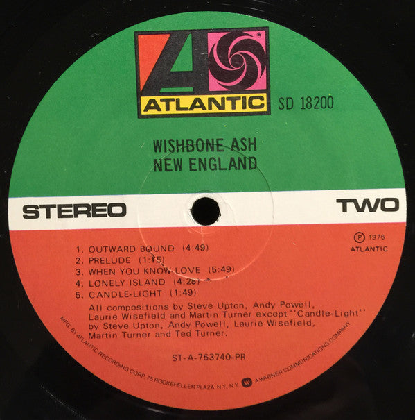Wishbone Ash : New England (LP, Album, Pre)