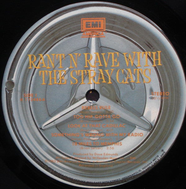 Stray Cats : Rant N' Rave With The Stray Cats (LP, Album, Club, RCA)