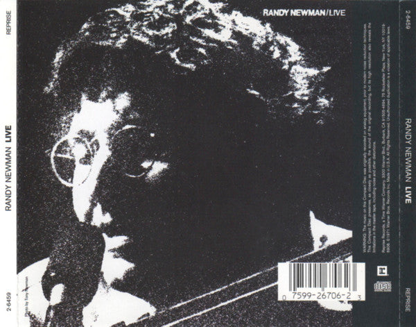 Randy Newman : Live (CD, Album, RE, RM)