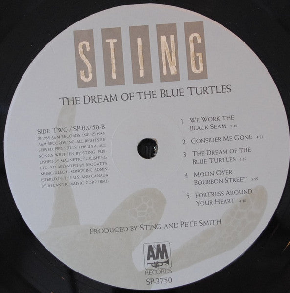 Sting : The Dream Of The Blue Turtles (LP, Album, RCA)