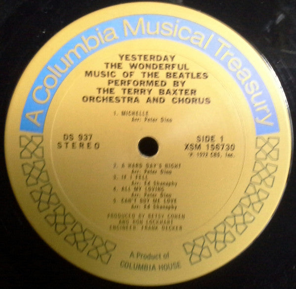 The Terry Baxter Orchestra And Chorus* : Yesterday - The Wonderful Music Of The Beatles Performed By The Terry Baxter Orchestra And Chorus (6xLP + Box)