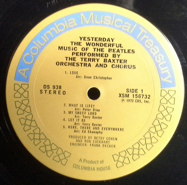 The Terry Baxter Orchestra And Chorus* : Yesterday - The Wonderful Music Of The Beatles Performed By The Terry Baxter Orchestra And Chorus (6xLP + Box)