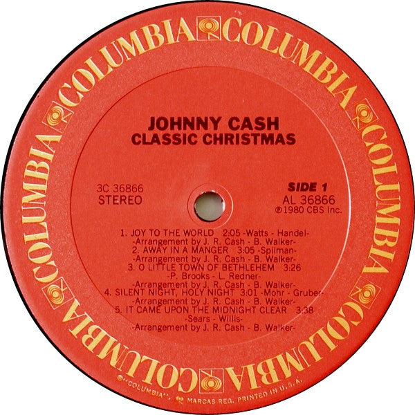 Johnny Cash : Classic Christmas (LP, Album)
