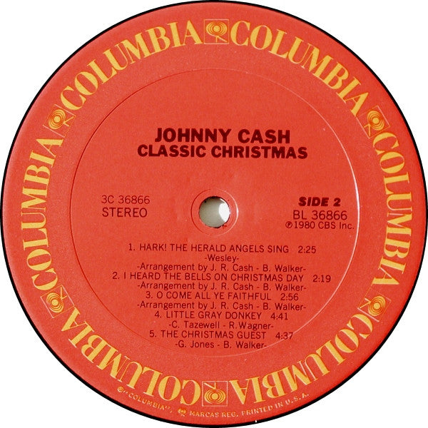 Johnny Cash : Classic Christmas (LP, Album)