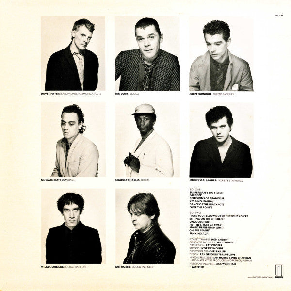 Ian Dury And The Blockheads : Laughter (LP, Album)