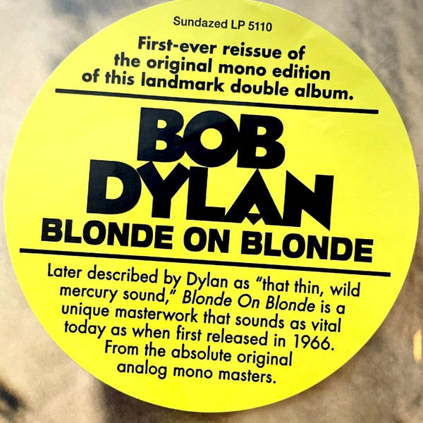 Bob Dylan : Blonde On Blonde (2xLP, Album, Mono, RE, RM)