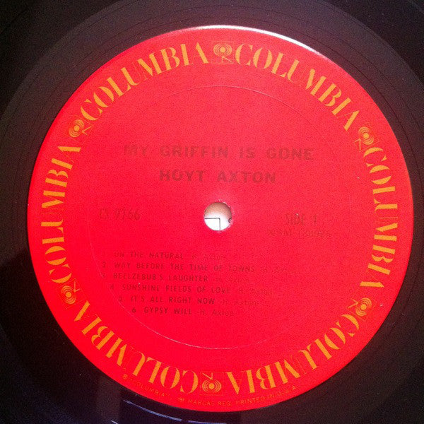 Hoyt Axton : My Griffin Is Gone (LP, Album, RE, San)