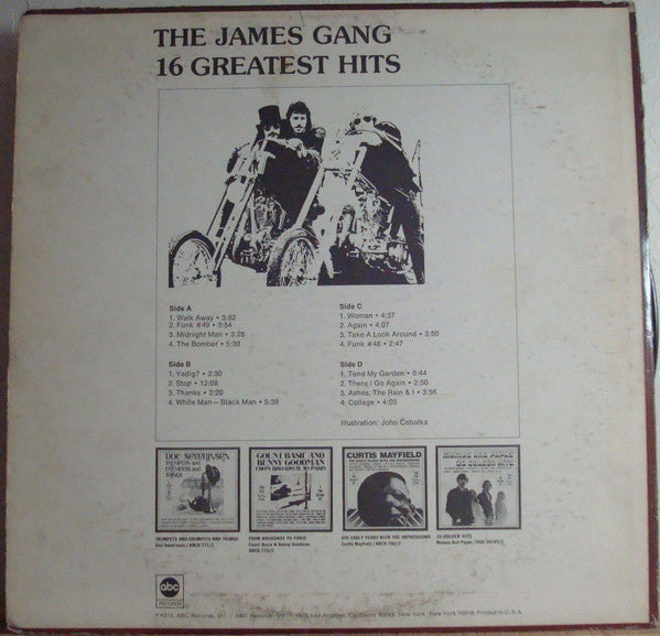 James Gang : 16 Greatest Hits (2xLP, Comp)