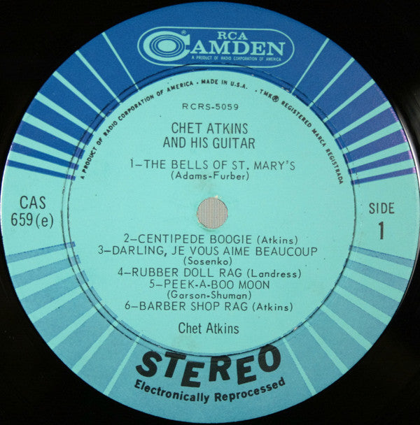 Chet Atkins : Chet Atkins And His Guitar (LP, Album, RE, Ind)