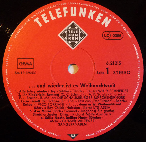 Various : ...Und Wieder Ist Es Weihnachtszeit (LP, Comp)