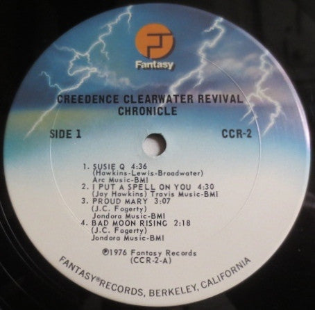 Creedence Clearwater Revival Featuring John Fogerty : Chronicle - The 20 Greatest Hits (2xLP, Comp, Club, RP, Gat)