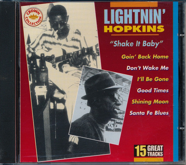 Lightnin' Hopkins : Shake It Baby (CD, Album, Comp)