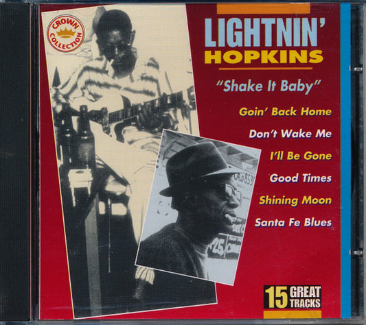 Lightnin' Hopkins : Shake It Baby (CD, Album, Comp)