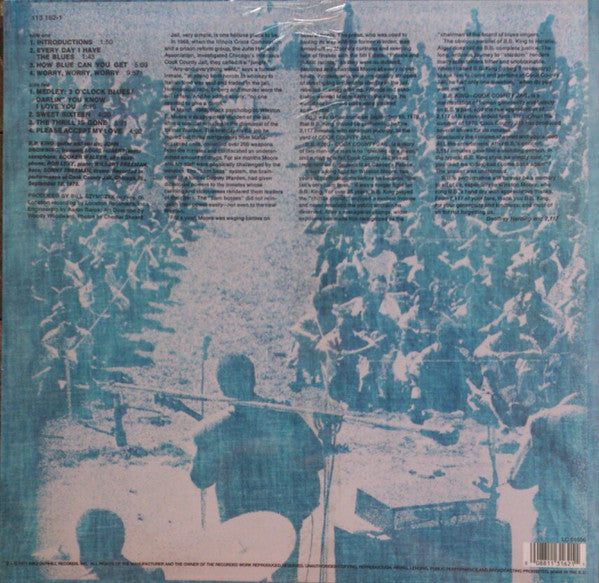 B.B. King : Live In Cook County Jail (LP, Album, RE, 180)