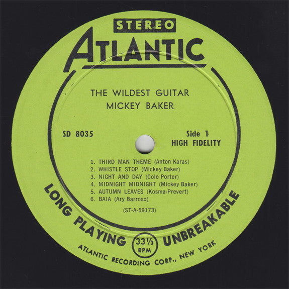 Mickey Baker : The Wildest Guitar (LP, Album)