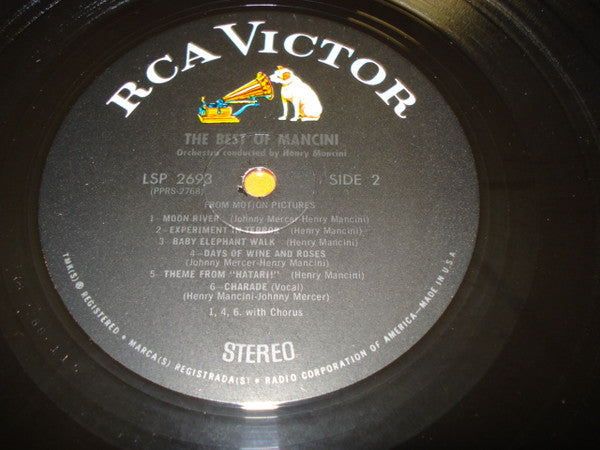 Henry Mancini : The Best Of Mancini (LP, Comp)
