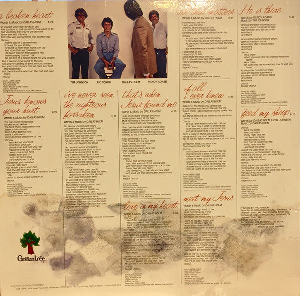 Dallas Holm & Praise : All That Matters (LP, Album)