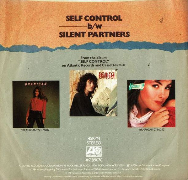 Laura Branigan : Self Control (7", Single, Alb)