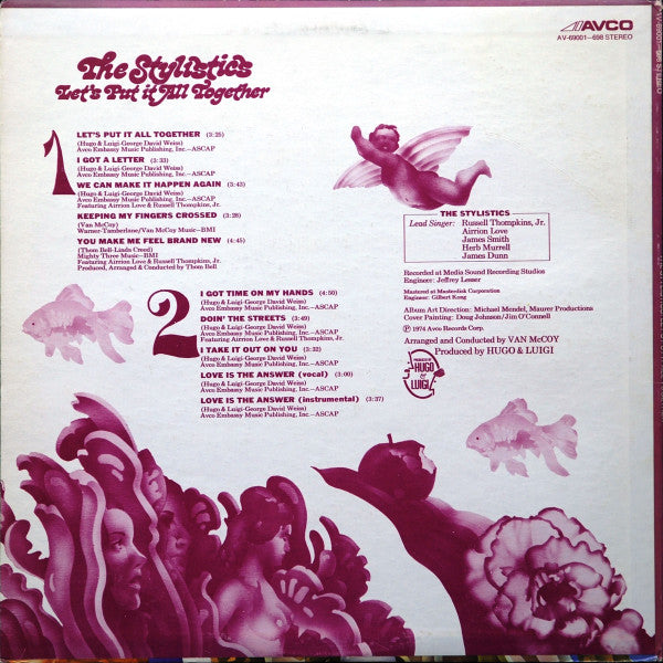 The Stylistics : Let's Put It All Together (LP, Album, Mon)