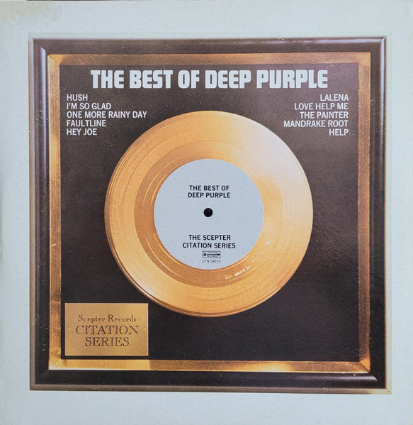 Deep Purple : The Best Of Deep Purple (LP, Comp, RE, Yel)